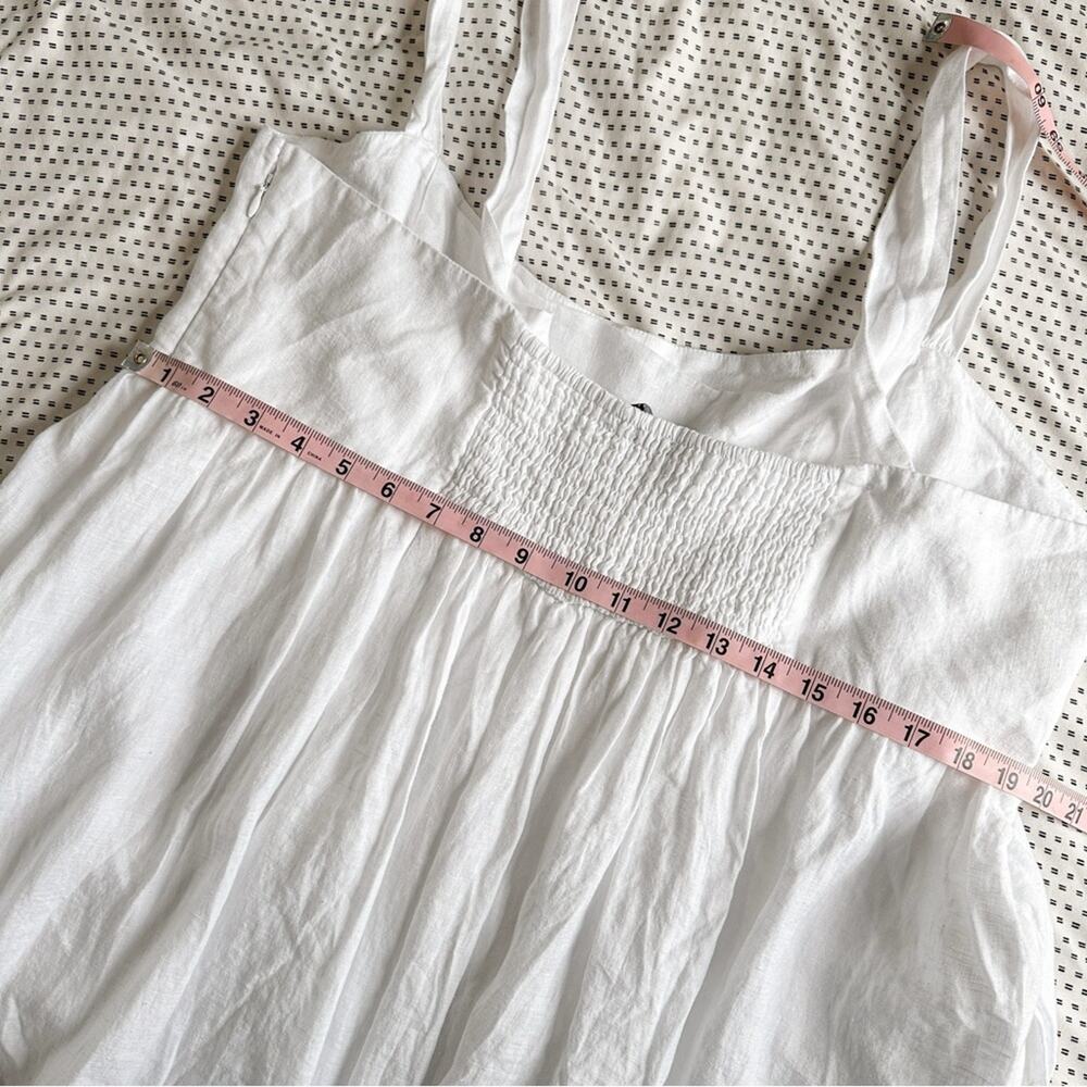 J. Crew White Linen Dress  Linen NWT NEW 20 - Picture 7 of 10